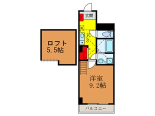 ＯＮＥメゾン東花園の物件間取画像